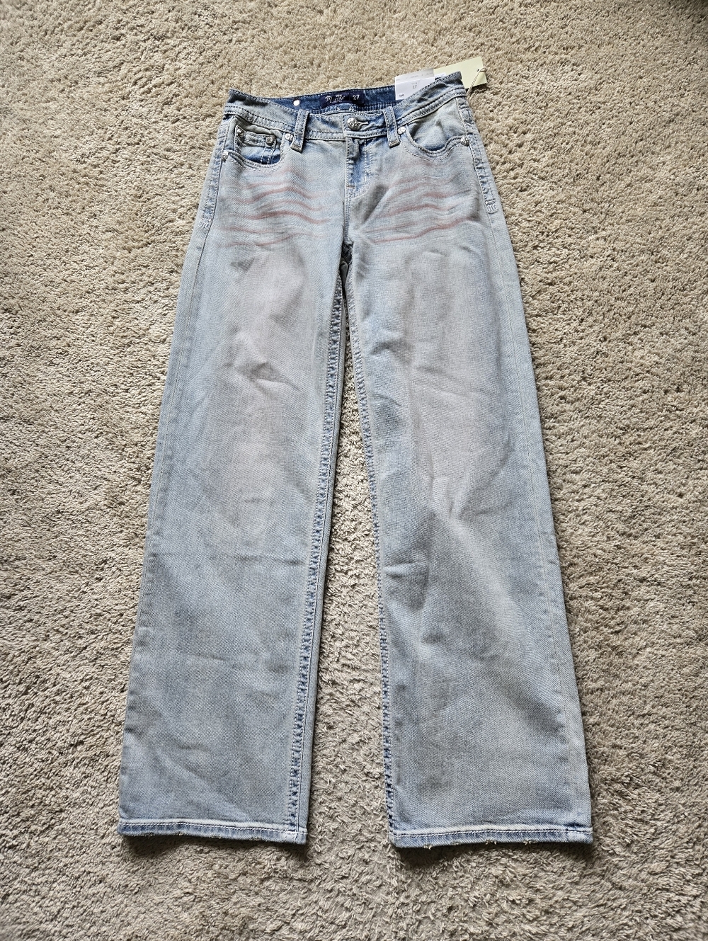 Miss Me Mid Rise Wide Leg Jeans Womens 27